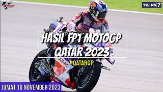 Hasil Motogp Hari iniHasil Latihan Bebas 1 Gp Qatar 2023FP 1 Qatar GPJadwal Motogp 2023 [upl. by Rabaj]