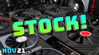 GPU Stock is Getting RIDICULOUS Heres Why A GPU Crisis Update November 2021 [upl. by Methuselah]