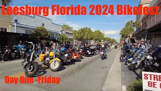 Leesburg Florida Bikefest 2024 Motorcycle Rally Is it better than Daytona Bikeweek [upl. by Asirb]