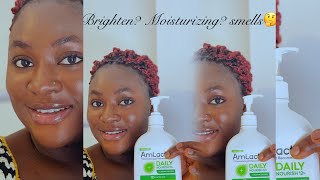 Amlactin Lotion Review Watch this before buying The smell 🤔 [upl. by Aenert436]