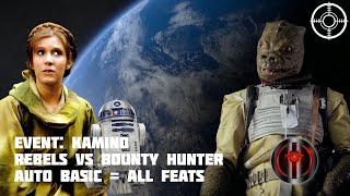 Event Kamino Rebels vs Bounty Hunter  Galactic Challenge  Auto Basic All Feats [upl. by Eat140]