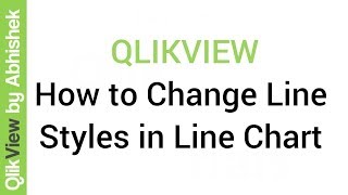 QlikView Tips and Tricks  How to Change Line Style for Different Types of Metrics [upl. by Ferde]