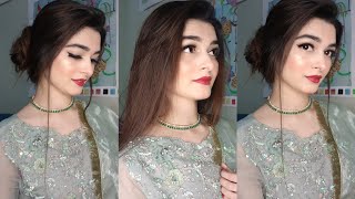 Wedding guest look  Pakistani brands  Makeup amp Skincare  Affordable [upl. by Neelrad427]