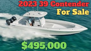 39 Contender ST Center Console Boat For Sale  39st Contender Walkthrough [upl. by Larimer183]