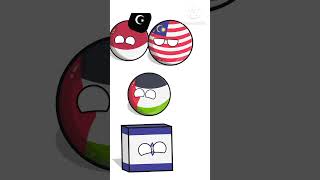 freepalestine countryballs savepalestine countryhumans freepalestina [upl. by Moreland983]