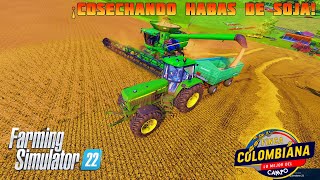 ¡GRAN COSECHA DE HABAS DE SOJA EN LA FINCA Farming Simulator 22 FUNCIONA 2024 [upl. by Stephan]