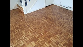 Basket Weave Parquet Floor Restoration [upl. by Luanne]