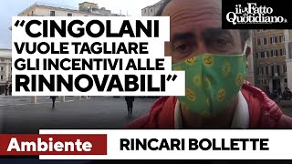 Rincari bollette Europa Verde contro Cingolani quotVuole tagliare gli incentivi a rinnovabiliquot [upl. by Litnahc283]