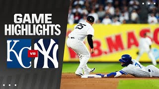 Royals vs Yankees Game Highlights 91124  MLB Highlights [upl. by Atalanti791]