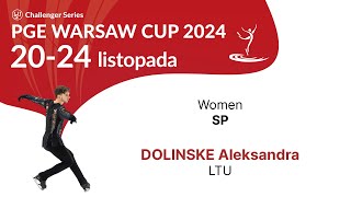 4 Aleksandra DOLINSKE LTU W SP PGE Warsaw Cup 2024 [upl. by Nuawd761]