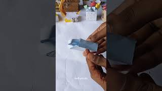 DIY Mini paper Bag👜How to make paper mini bagcute paper bagcraftwithsifashorts art diy love [upl. by Ettedualc383]