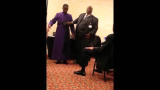 How to dress a COGIC Bishop in Class A attire Pt1 [upl. by Allehs]