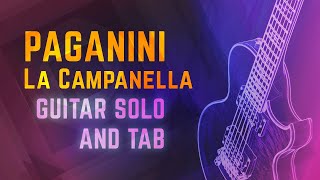 Paganini  La Campanella  Electric Guitar [upl. by Mccully322]