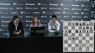 Round 13 Press conference with Ding Liren and Kramnik [upl. by Ainala]