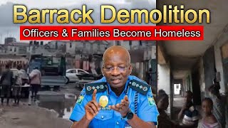 Nigerian Police Officers amp Families Pushed Out To The Street [upl. by Anirdnaxela]