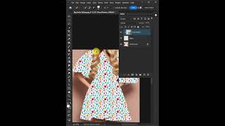 Apply Pattern Design to Clothes in 2 Minutes with Photoshop shorts [upl. by Digdirb196]