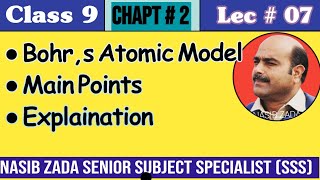 Bohrs Atomic Model  Main points  Pashto  NASIBZADASSS [upl. by Maccarthy785]