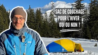 Fautil un duvet HIVERNAL pour un bivouac dans la NEIGE [upl. by Llerahs]