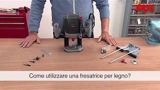 Come utilizzare una fresatrice per legno [upl. by Vernon]