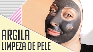 Limpeza de pele caseira com argila preta  Bruna Simionato [upl. by Laurie]