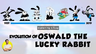 Evolution of OSWALD THE LUCKY RABBIT Disneys Original Mickey  92 Years Explained [upl. by Analim]