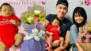 VLOG first valentines with our baby emily 💖🥰  ERICA AHERN [upl. by Korfonta]