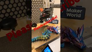 3d printed crystal dragon 3dprinting passthrough smartphone 3dprintingmachine 3dprinted 3dpri [upl. by Ardeahp]