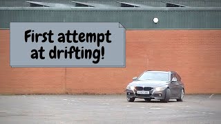 ATTEMPTING TO DRIFT A BMW 320D F30F31  FIRST TIME LEARNING TO DRIFT [upl. by Audley434]