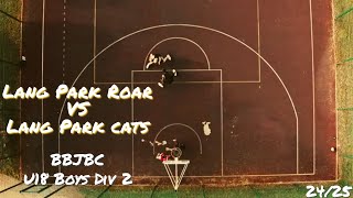 Lang Park Roar vs Lang Park Cats  Summer Comp Basketball [upl. by Addison]