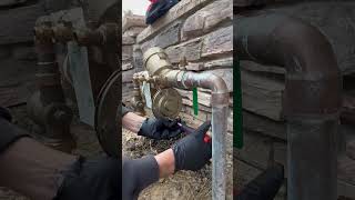 Leaking Backflow Repair  Plumbing Clip [upl. by Nnylrac213]