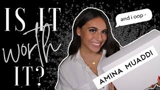 AMINA MUADDI LUXURY SHOE UNBOXING amp TRY ON  Review amp Everything You Need To Know  Mariana Costa [upl. by Muriah913]