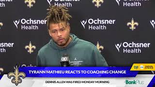 LIVE Saints players react to coaching change [upl. by Tiffani248]