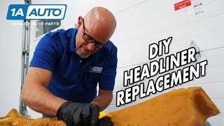 Saggy Ripped Headliner How to Replace the Headliner on Any Car or Truck [upl. by Pomfrey153]