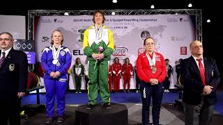 WorldMasters Powerlifting Sun City Women M2 47  57kg [upl. by Norford673]