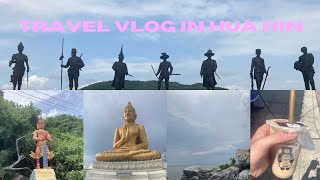 🇹🇭 Hua Hin  Rajabhakti Park  Thai Food  Monkeys  Big Buddha Statue [upl. by Wixted]