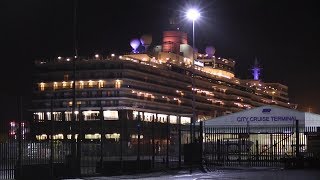 Cunard  Queen Elizabeth City Cruise to Mayflower Cruise Terminal Southampton 301118 [upl. by Aziram]