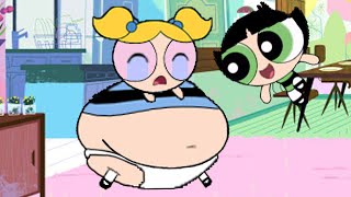 Powerpuff Girls Inflation Animation for 1 HOUR [upl. by Etnovad]