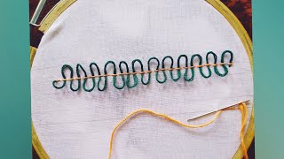 Daily Challenge 5 Hand Embroidery  Laced Running Stitch step by step Tutorial  Lets Explore [upl. by Emmet]