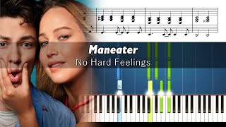 Hall amp Oates  Maneater Piano scene from quotNo Hard Feelingsquot  Piano Tutorial with Sheet Music [upl. by Nosaj]