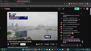 Hurricane Milton Live Look From Florida 1092024 [upl. by Nitneuq363]