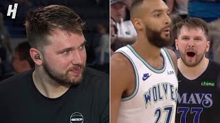 Luka Doncic joins Inside the NBA reacts to his GameWinner in Game 2 [upl. by Lipski566]