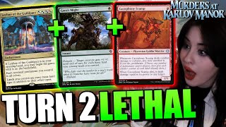 The CRAZIEST Combo in Standard😲New Leyline Deck🔥MTG Karlov Gameplay amp Deck Tech [upl. by Arimaj]