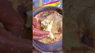 देसी माखन 😍 desi butter khana food rajasthan shirtsvideo foodshorts youtubeshorts love [upl. by Onaicnop368]