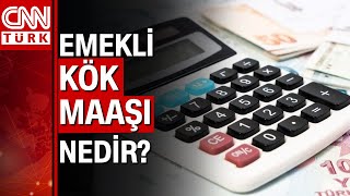 Emekli kök maaşı nedir Kök maaş üzerinden zam hesaplaması nasıl yapılır Emin Yılmaz yanıtladı [upl. by Alejoa]