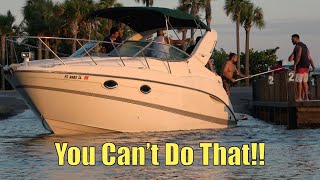 You Cant Back In  Miami Boat Ramps  79th St  Broncos Guru  Wavy Boats [upl. by Gunar]