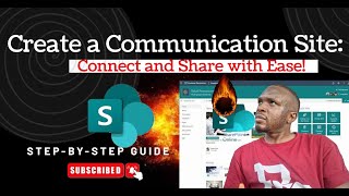 How to create SharePoint Communication Site from Scratch [upl. by Earb336]