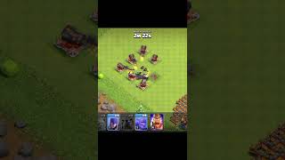 Golem vs cannon trending viralvideo gaming clashofclans shorts [upl. by Dionne]