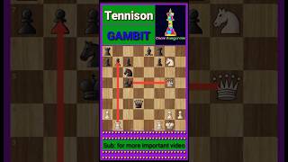 Reti Opening Tennison Gambit chess [upl. by Tessy246]