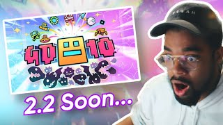 REACTING to Geometry Dash 10Year Anniversary Watch Party [upl. by Dita429]