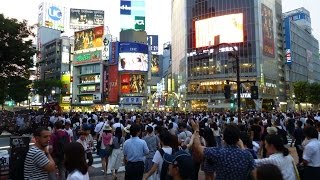 Shibuya Crossing Tokyo action 渋谷区 [upl. by Hogan]